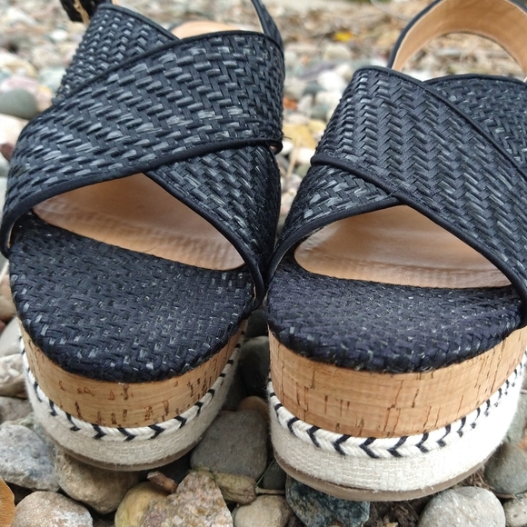 ZARA TRAFALUC X strap flatform sandals 40 9.5 (N5) - Picture 6 of 8